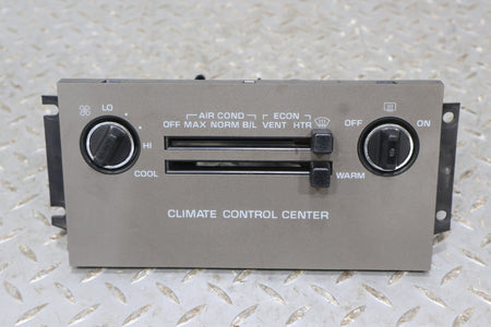 1992 Chevrolet Caprice- Heater/AC Controls
