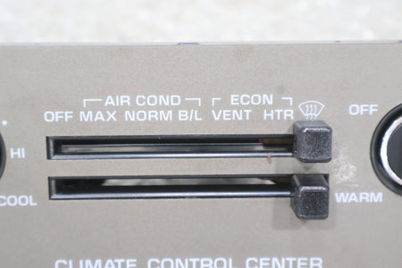 1992 Chevrolet Caprice- Heater/AC Controls