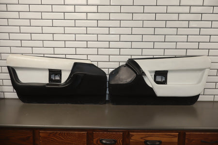 1992 Chevrolet Corvette Convertible Pair- Front Trim Panels White 10085975