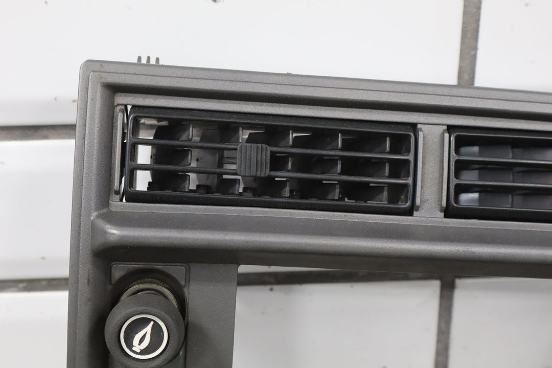 1992 Chevrolet S10 Radio Bezel OEM Charcoal with Cigarette Lighter