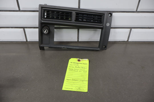1992 Chevrolet S10 Radio Bezel OEM Charcoal with Cigarette Lighter