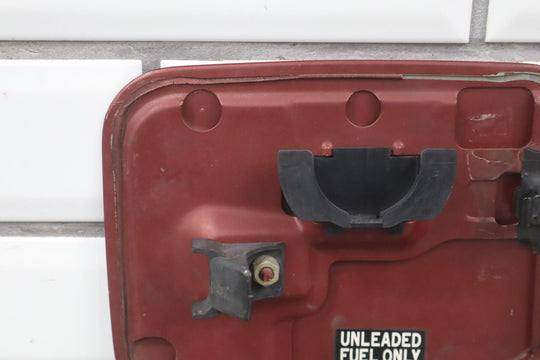 1992 Toyota Land Cruiser Gasoline Fuel Filler Door *Med Red Pearl 3H4* W/Hinge