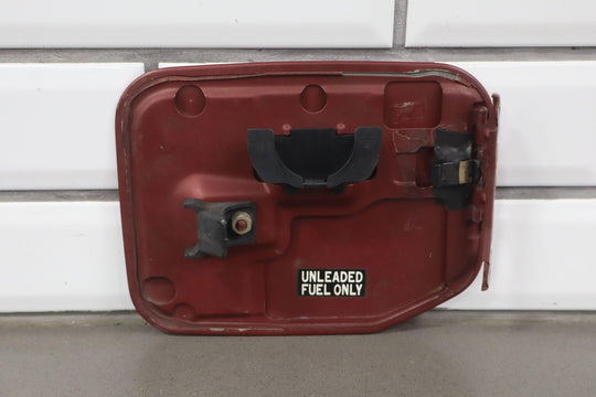 1992 Toyota Land Cruiser Gasoline Fuel Filler Door *Med Red Pearl 3H4* W/Hinge