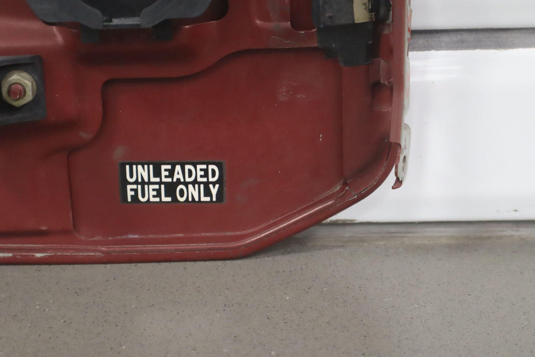 1992 Toyota Land Cruiser Gasoline Fuel Filler Door *Med Red Pearl 3H4* W/Hinge