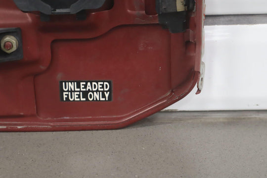 1992 Toyota Land Cruiser Gasoline Fuel Filler Door *Med Red Pearl 3H4* W/Hinge