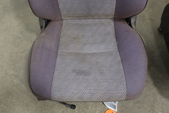 1992 Toyota Land Cruiser Right & Left Front Manual Cloth Seats *Heavy Wear*