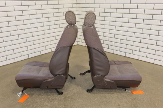1992 Toyota Land Cruiser Right & Left Front Manual Cloth Seats *Heavy Wear*