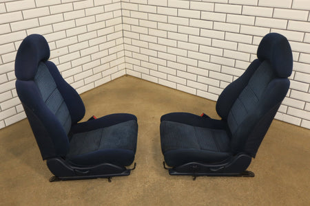 1992 Toyota MR2 Base Cloth Seats Set Blue ff82