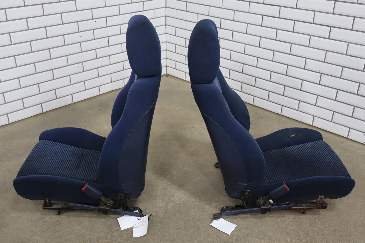 1992 Toyota MR2 Base Cloth Seats Set Blue ff82
