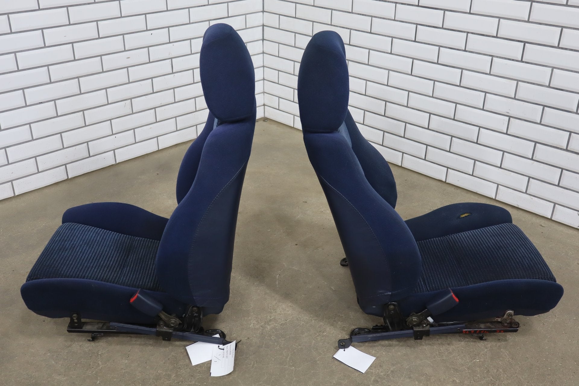 1992 Toyota MR2 Base Cloth Seats Set Blue ff82