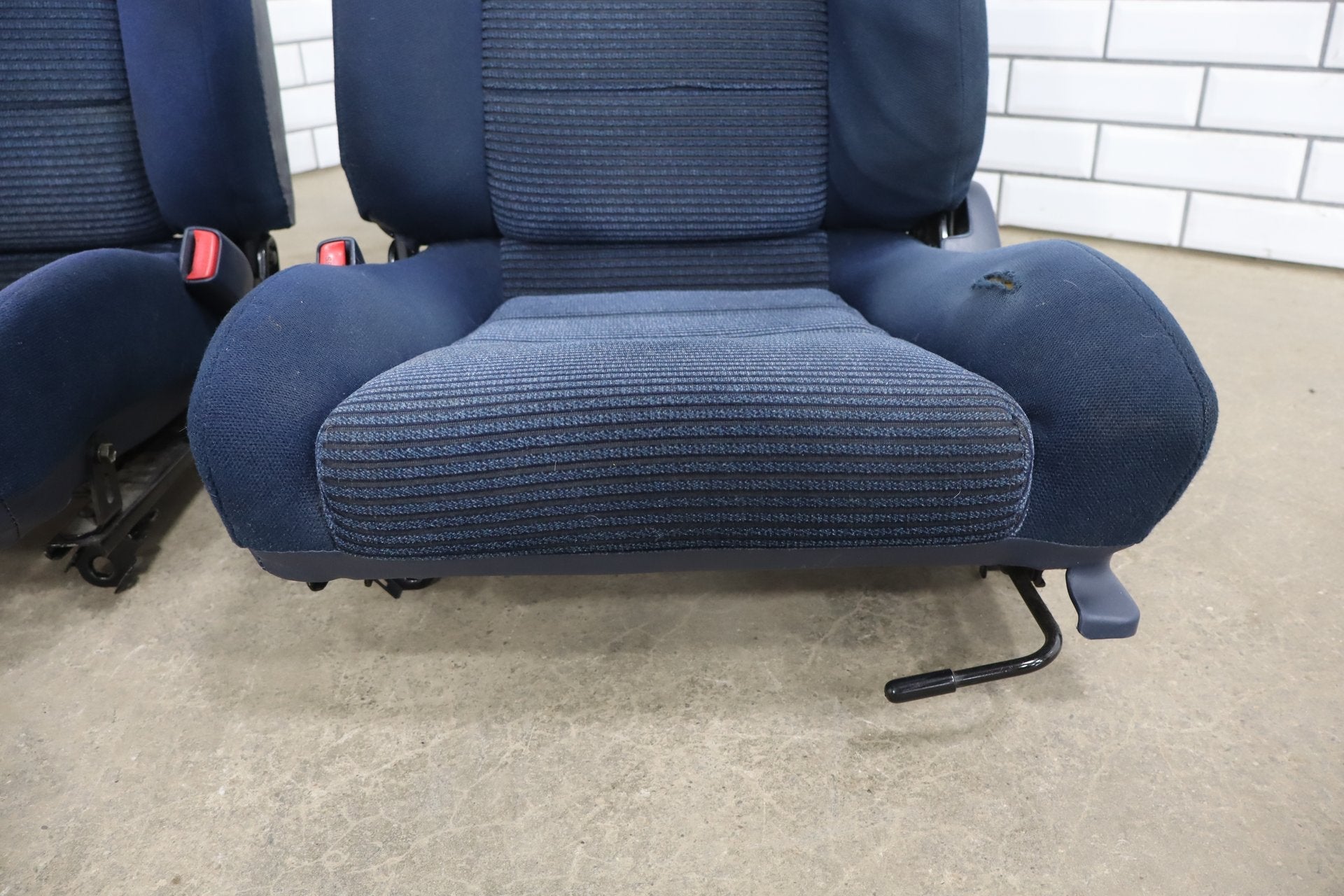 1992 Toyota MR2 Base Cloth Seats Set Blue ff82