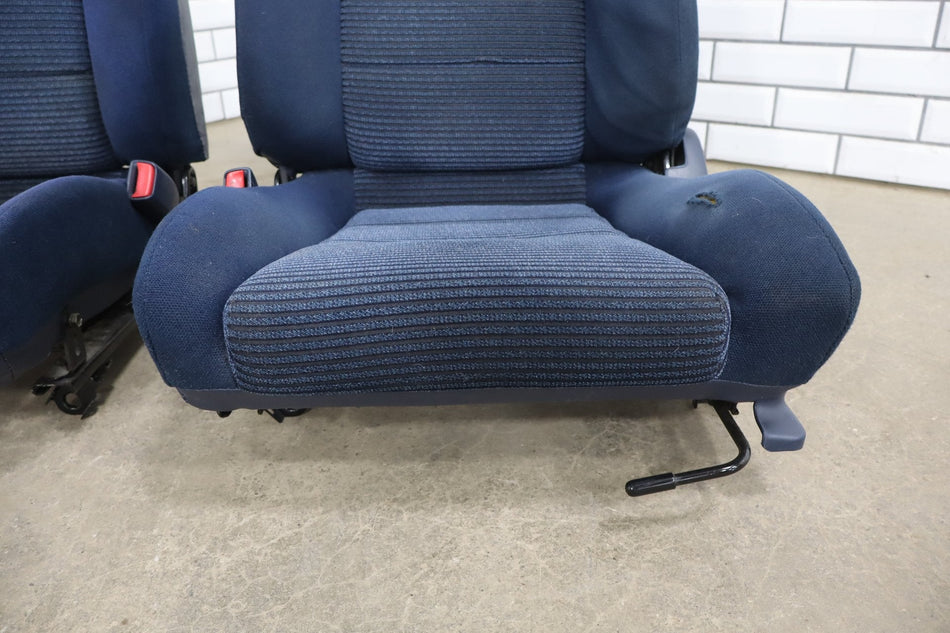 1992 Toyota MR2 Base Cloth Seats Set Blue ff82