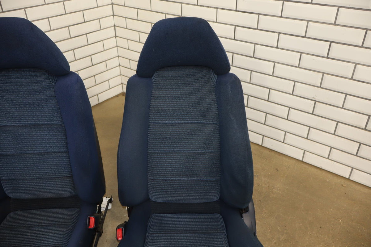 1992 Toyota MR2 Base Cloth Seats Set Blue ff82