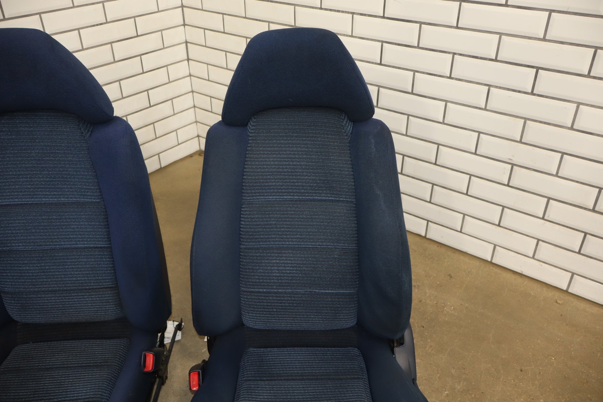 1992 Toyota MR2 Base Cloth Seats Set Blue ff82