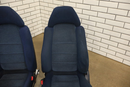 1992 Toyota MR2 Base Cloth Seats Set Blue ff82