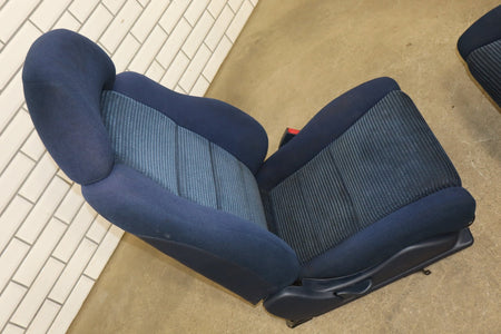 1992 Toyota MR2 Base Cloth Seats Set Blue ff82