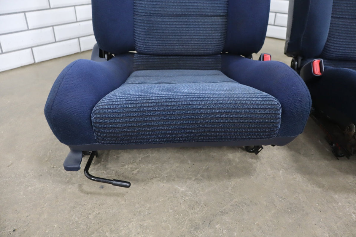 1992 Toyota MR2 Base Cloth Seats Set Blue ff82