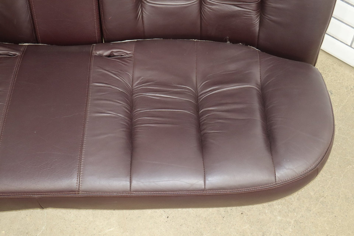 1993-1996 Cadillac Fleetwood Brougham Leather Power Seats Set Bordeaux Red 75