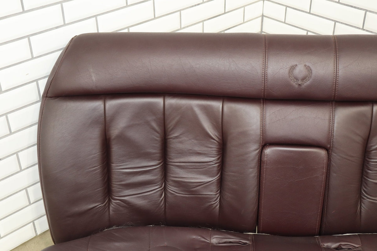 1993-1996 Cadillac Fleetwood Brougham Leather Power Seats Set Bordeaux Red 75