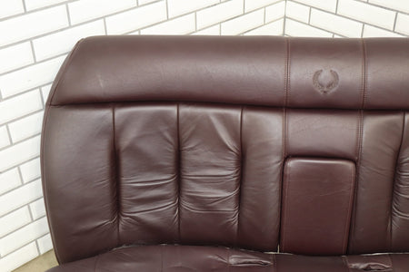 1993-1996 Cadillac Fleetwood Brougham Leather Power Seats Set Bordeaux Red 75
