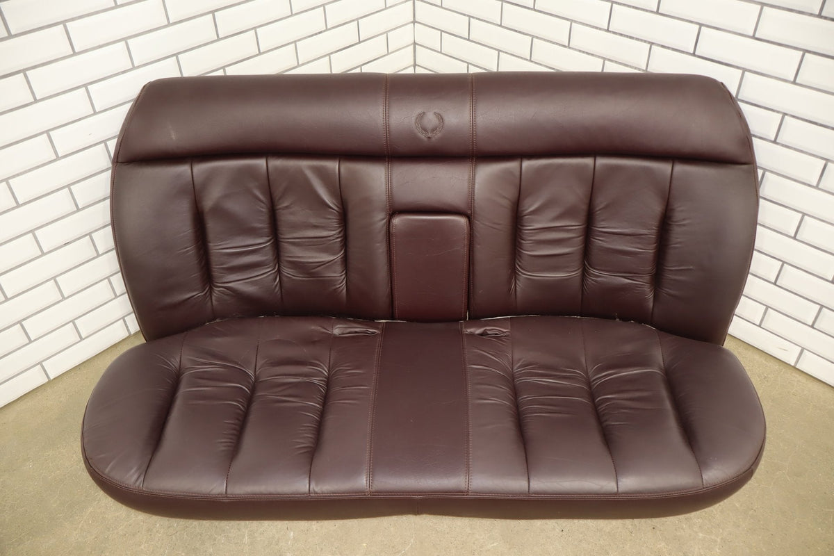 1993-1996 Cadillac Fleetwood Brougham Leather Power Seats Set Bordeaux Red 75