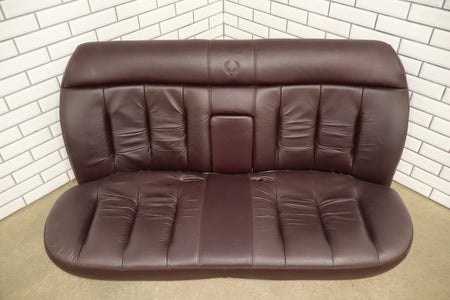 1993-1996 Cadillac Fleetwood Brougham Leather Power Seats Set Bordeaux Red 75