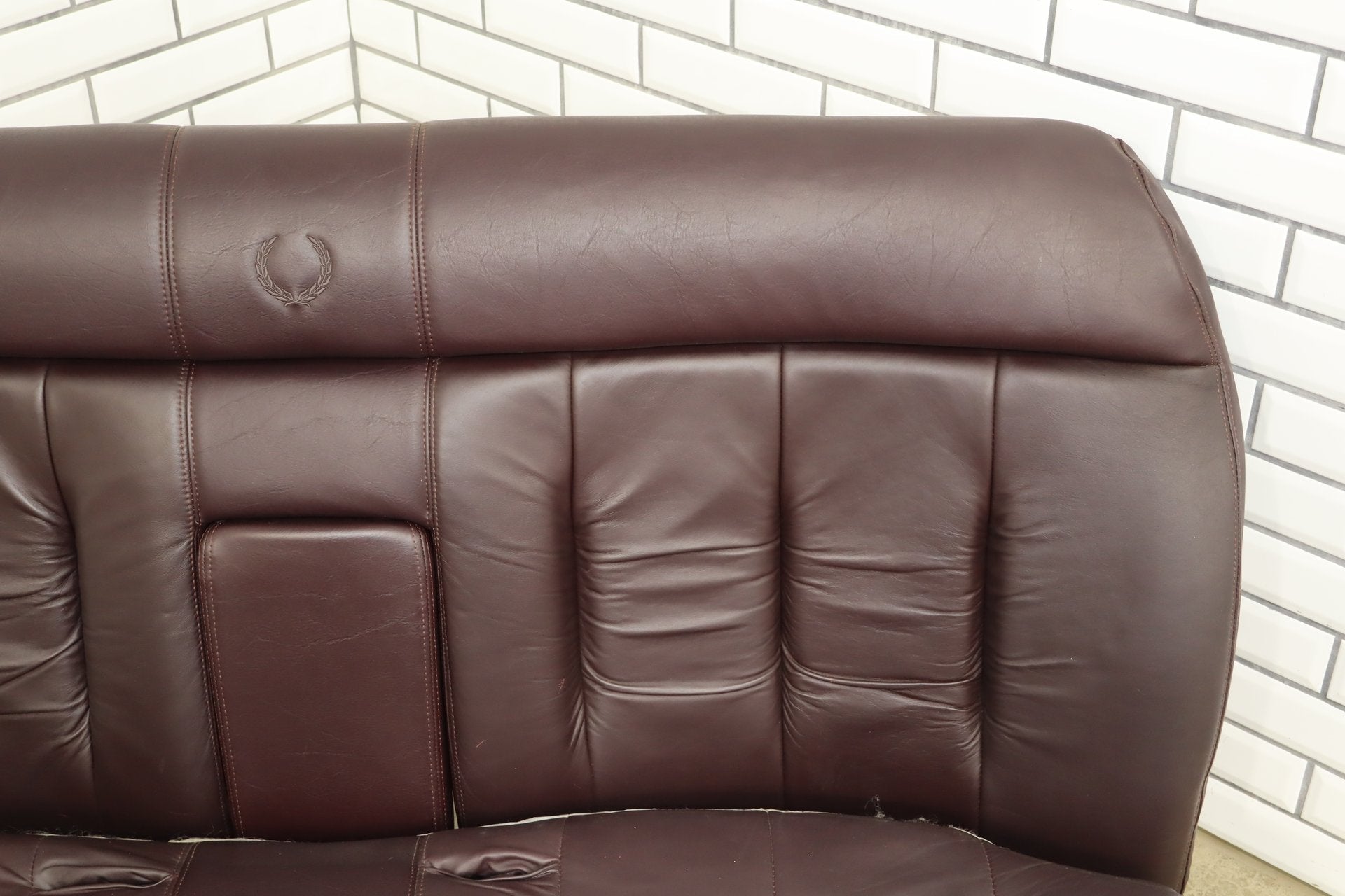 1993-1996 Cadillac Fleetwood Brougham Leather Power Seats Set Bordeaux Red 75