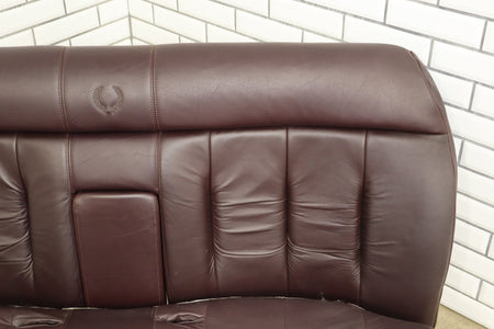 1993-1996 Cadillac Fleetwood Brougham Leather Power Seats Set Bordeaux Red 75