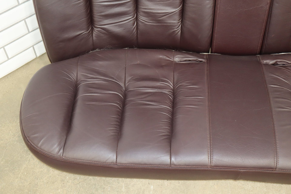 1993-1996 Cadillac Fleetwood Brougham Leather Power Seats Set Bordeaux Red 75