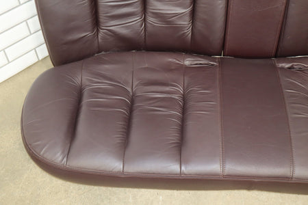 1993-1996 Cadillac Fleetwood Brougham Leather Power Seats Set Bordeaux Red 75