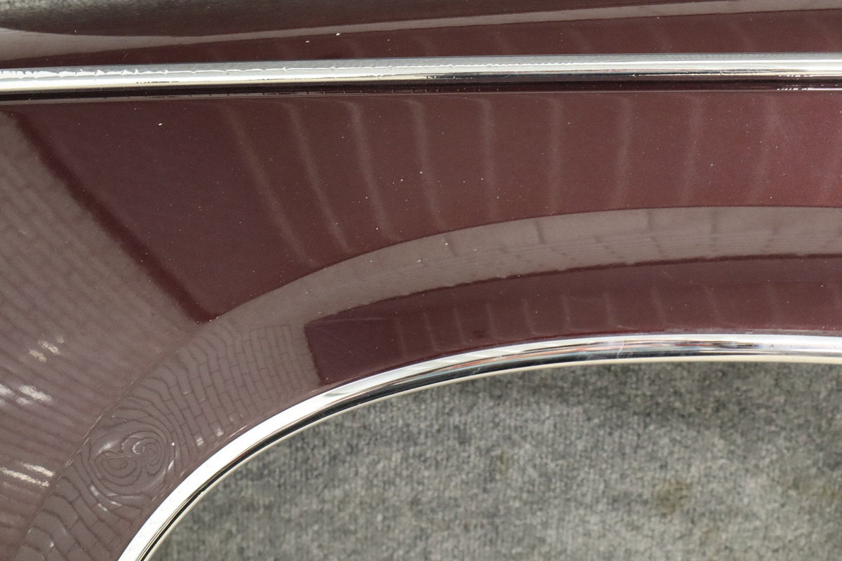 1993-1996 Cadillac Fleetwood Brougham Left Fender 12522160 Dark Cherry 77 12522160