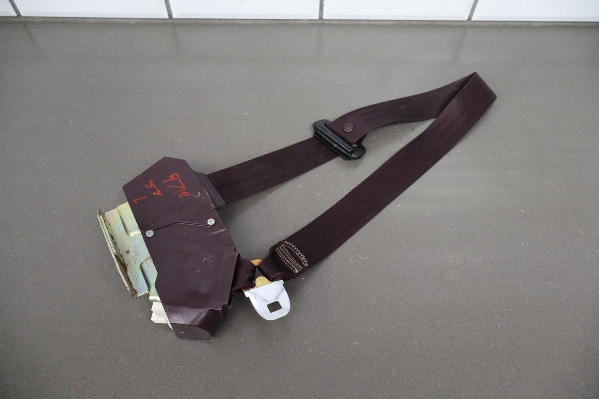 1993-1996 Cadillac Fleetwood Brougham Left Front Seat Belt Bordeaux Red 75