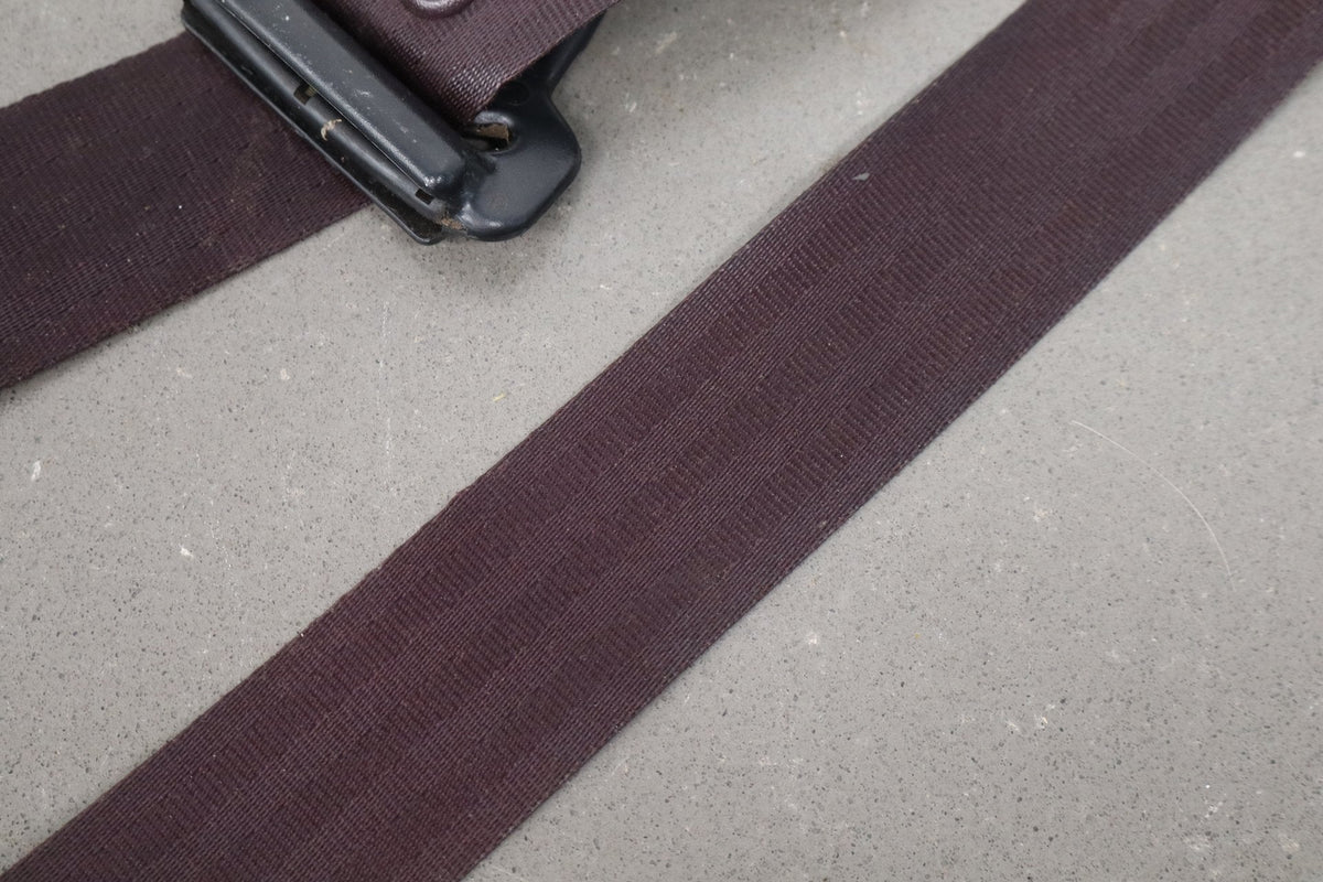 1993-1996 Cadillac Fleetwood Brougham Left Front Seat Belt Bordeaux Red 75