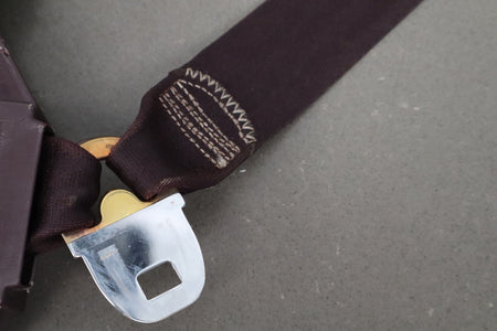 1993-1996 Cadillac Fleetwood Brougham Left Front Seat Belt Bordeaux Red 75