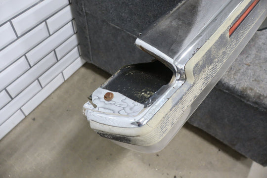 1993 - 1996 Cadillac Fleetwood Brougham Rear Bumper - Chrome OEM