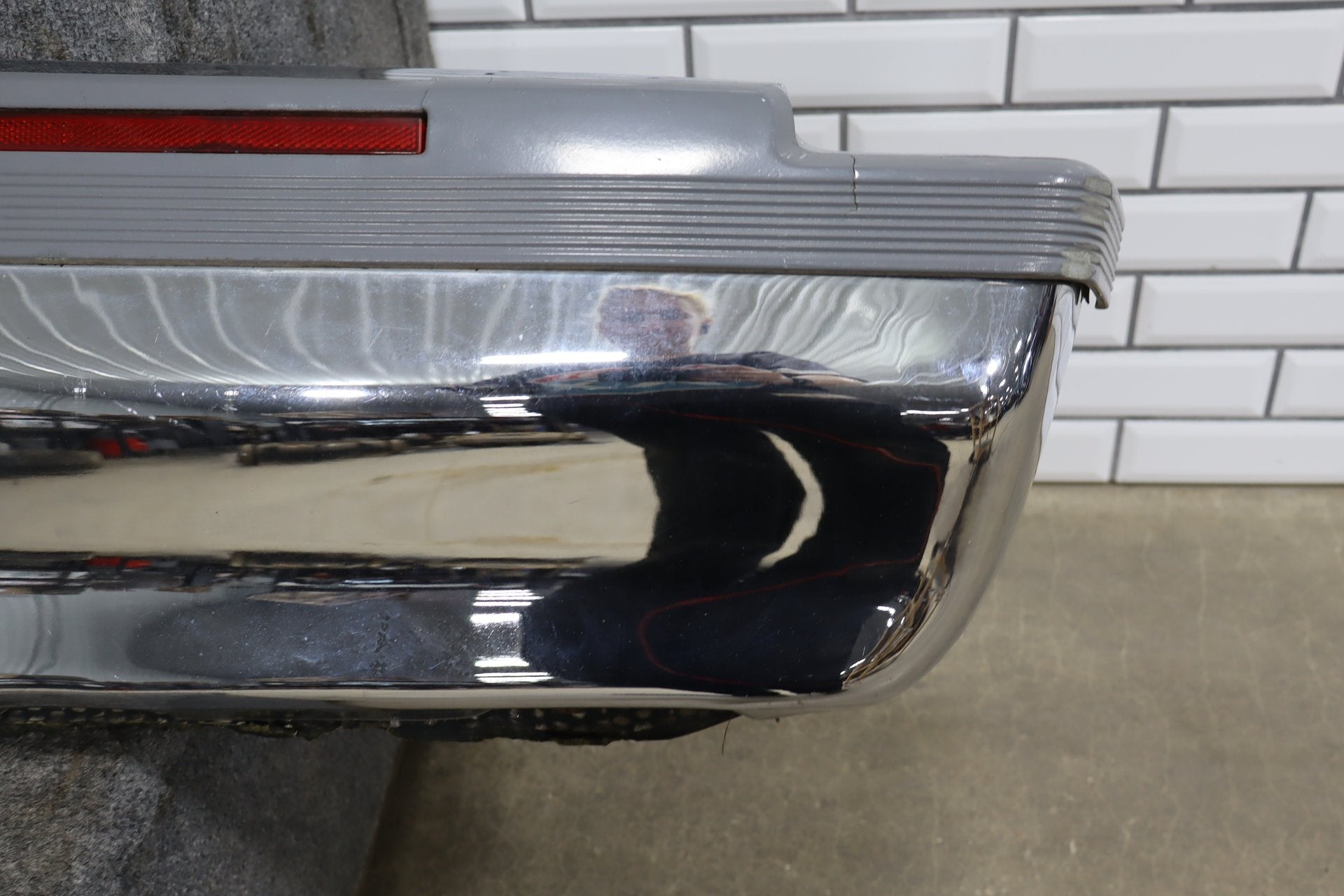 1993-1996 Cadillac Fleetwood Brougham Rear Bumper - Chrome OEM