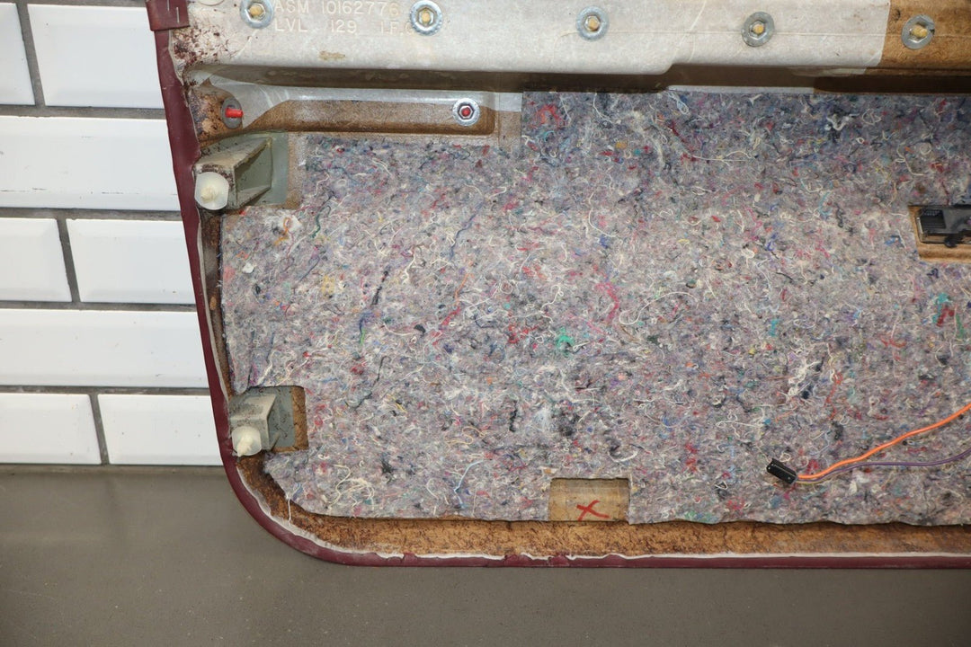 1993 - 1996 Cadillac Fleetwood Brougham Right Front Interior Trim Panel Garnet Red