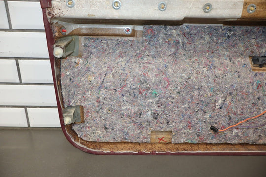 1993 - 1996 Cadillac Fleetwood Brougham Right Front Interior Trim Panel Garnet Red