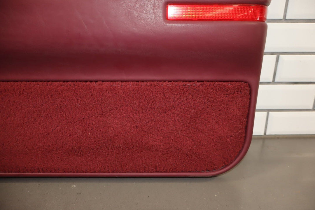 1993 - 1996 Cadillac Fleetwood Brougham Right Front Interior Trim Panel Garnet Red