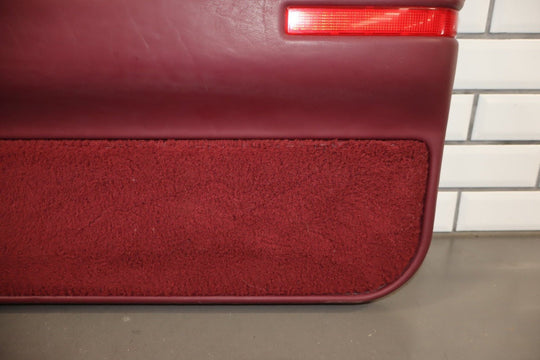 1993 - 1996 Cadillac Fleetwood Brougham Right Front Interior Trim Panel Garnet Red