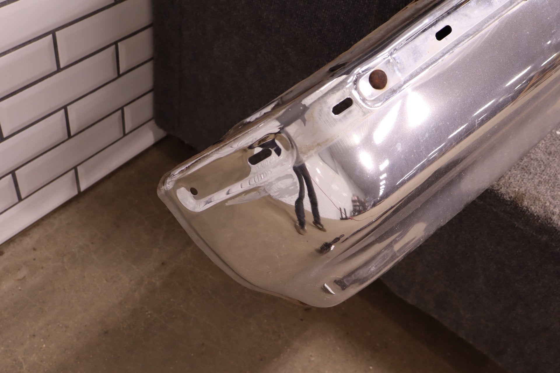1993-1996 Cadillac Fleetwood Chrome Front Bumper
