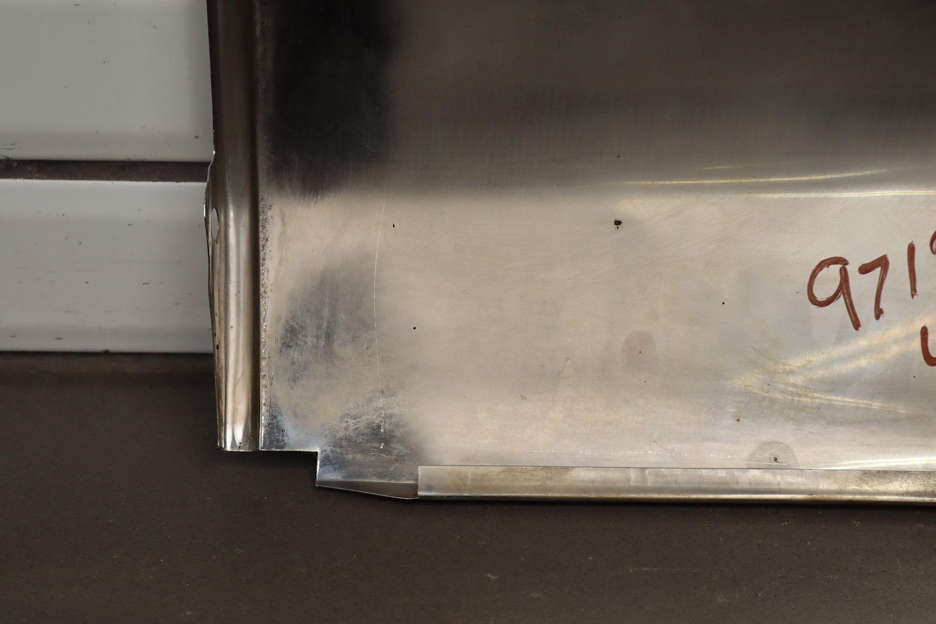 1993-1996 Cadillac Fleetwood Forward Chrome Left Fender Molding 12513236