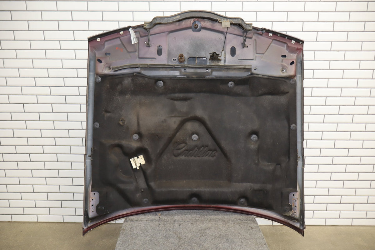 1993-1996 Cadillac Fleetwood Hood No Grille Dark Cherry 77