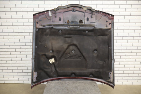 1993-1996 Cadillac Fleetwood Hood No Grille Dark Cherry 77