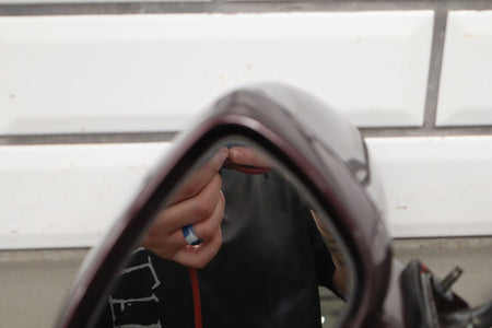 1993-1996 Cadillac Fleetwood Left Door Mirror Dark Cherry 77