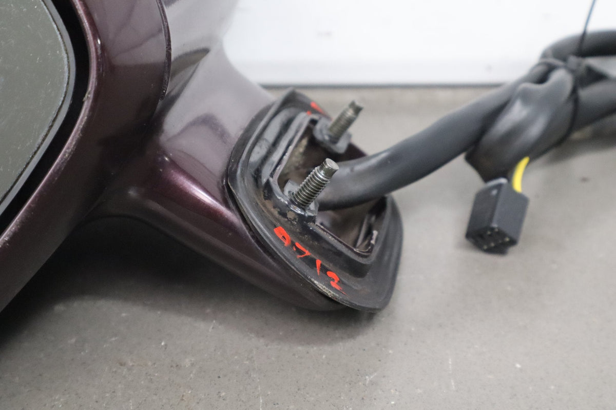 1993-1996 Cadillac Fleetwood Left Door Mirror Dark Cherry 77