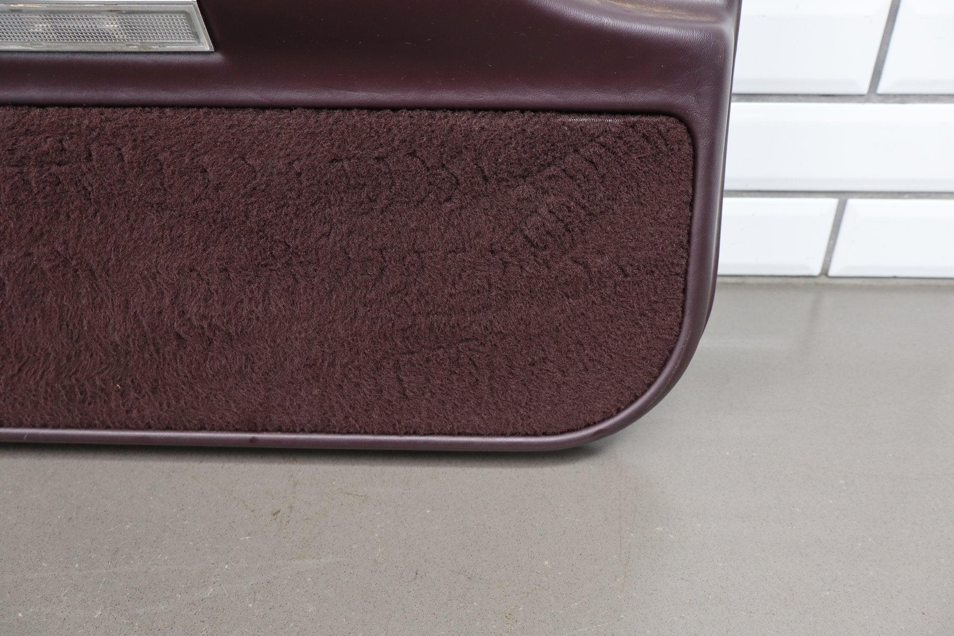 1993-1996 Cadillac Fleetwood Left Front Interior Trim Panel Bordeaux Red 75