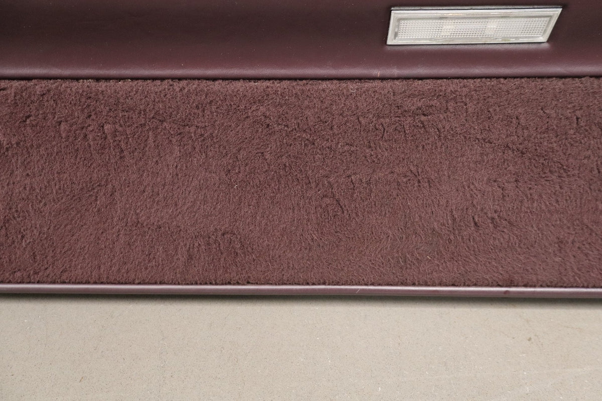 1993-1996 Cadillac Fleetwood Left Front Interior Trim Panel Bordeaux Red 75