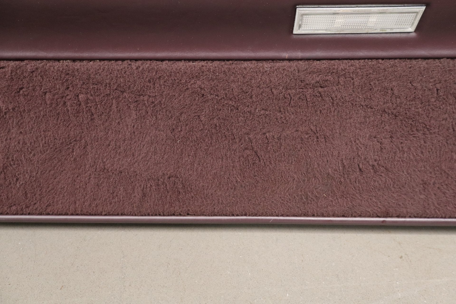 1993-1996 Cadillac Fleetwood Left Front Interior Trim Panel Bordeaux Red 75