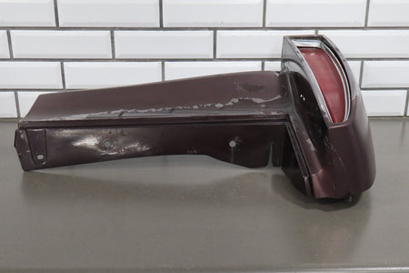 1993-1996 Cadillac Fleetwood Left Tail Light W/ Filler Panel Dark Cherry 77
